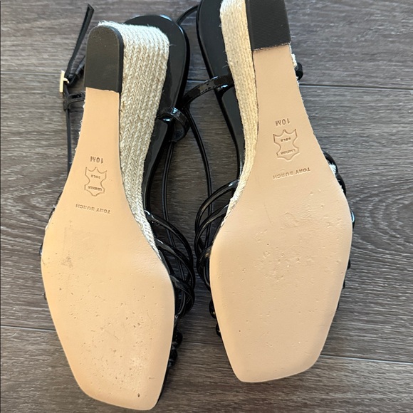 TORY BURCH MULTI-STRAP ESPADRILLE WEDGE 10 - Picture 7 of 7